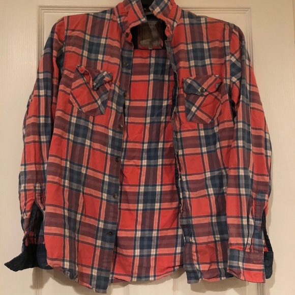 Guess Tops - Plaid button down shirt